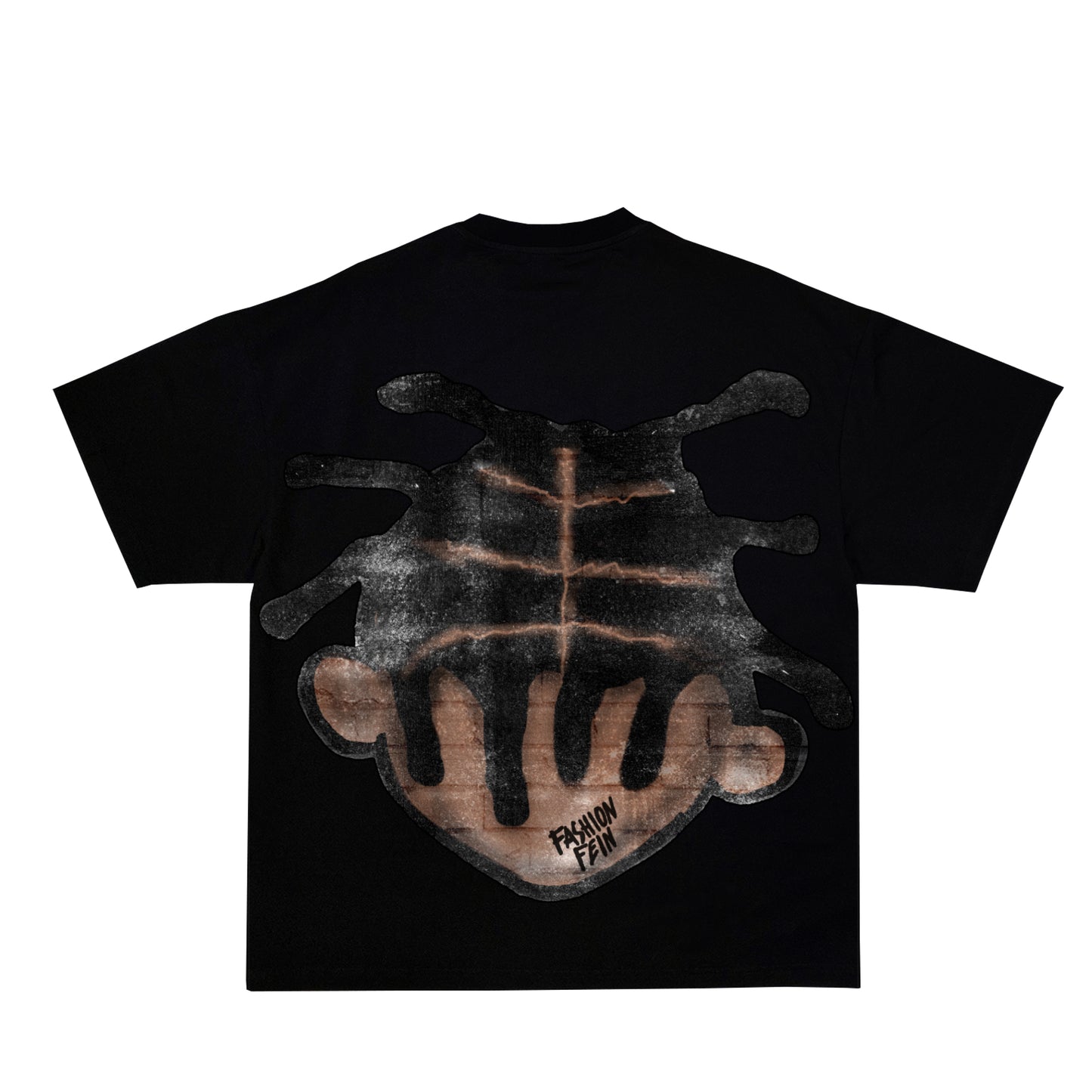 BLACK "FASHION FEIN" TEE