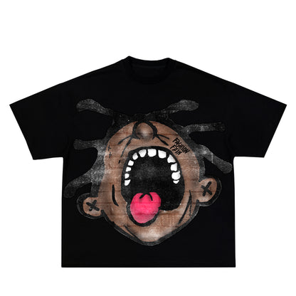 BLACK "FASHION FEIN" TEE