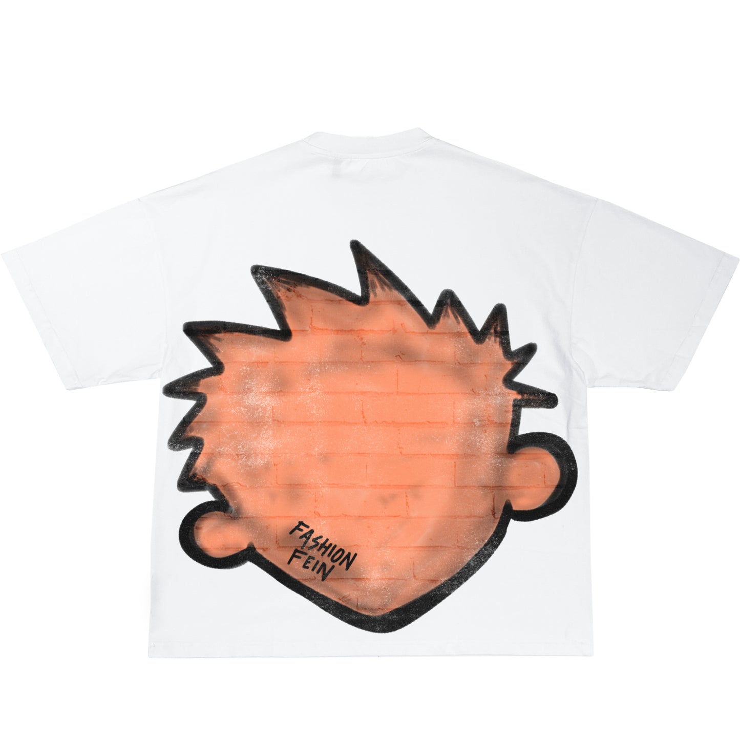 WHITE "FASHION FEIN" TEE